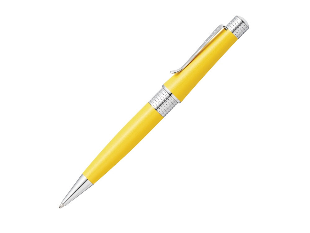 Шариковая ручка Cross Beverly Aquatic Yellow Lacquer, желтый - фото 1 - id-p112102811