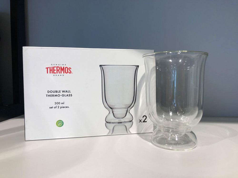 Набор стаканов из двойного стекла тм THERMOS 0,3L, в наборе 2 шт. - фото 3 - id-p112101972