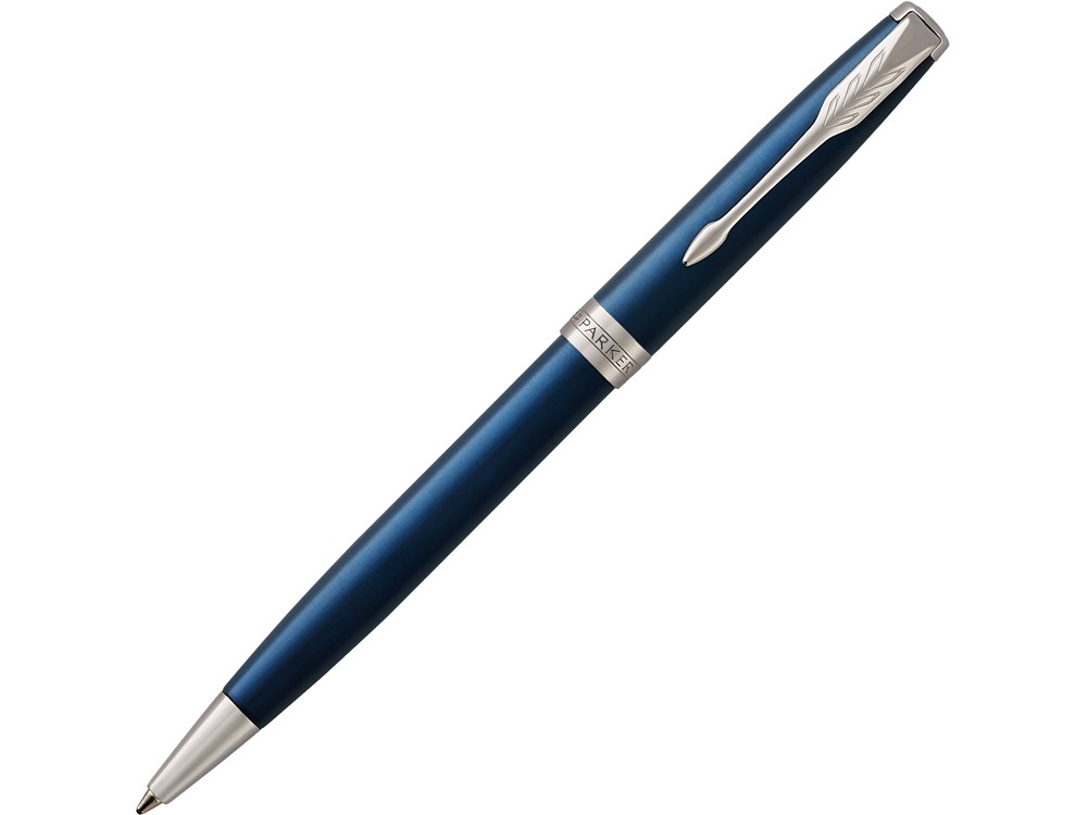 Ручка шариковая Parker Sonnet Core Subtle Blue CT, синий/серебристый - фото 1 - id-p112101644