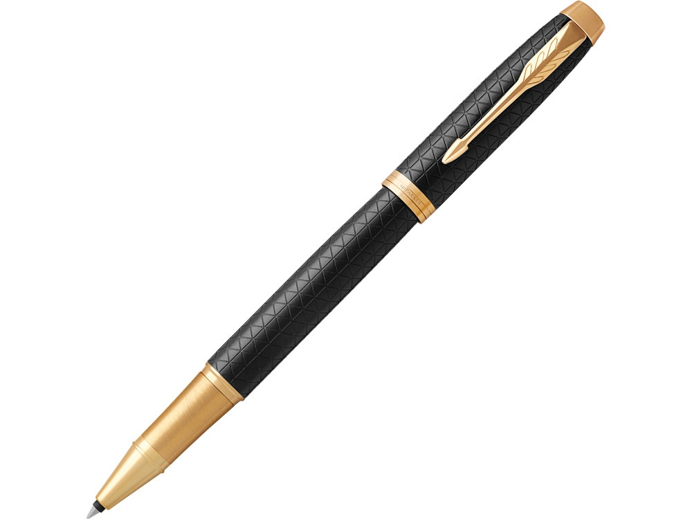 Ручка роллер Parker IM Premium Black GT, стержень: F, цвет чернил: black, в подарочной упаковке. - фото 1 - id-p112101648