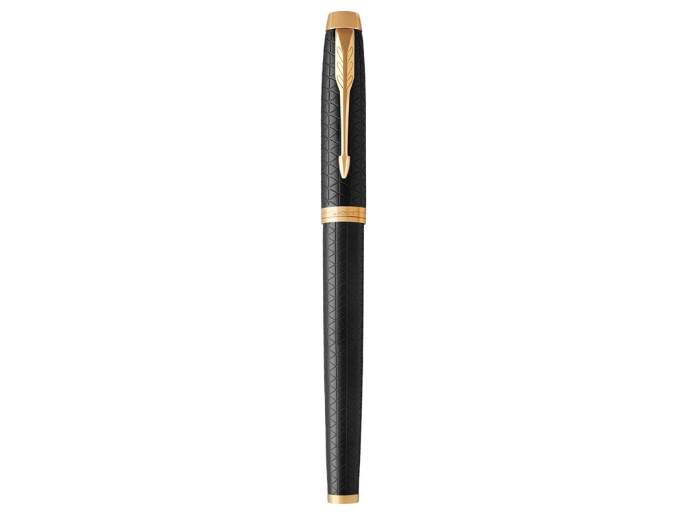 Ручка роллер Parker IM Premium Black GT, стержень: F, цвет чернил: black, в подарочной упаковке. - фото 2 - id-p112101648