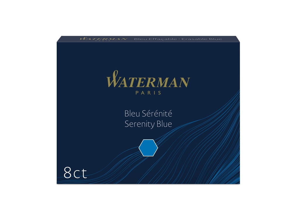 Чернила в картридже Waterman Ink cartridge Standard Blue (в упаковке 8 картриджей) - фото 1 - id-p112101661