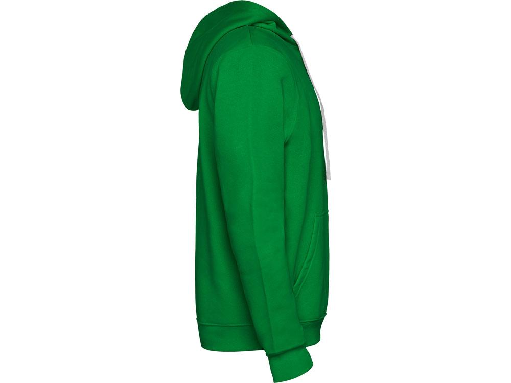 Толстовка с капюшоном Urban мужская, зеленый/белый - фото 4 - id-p112103179