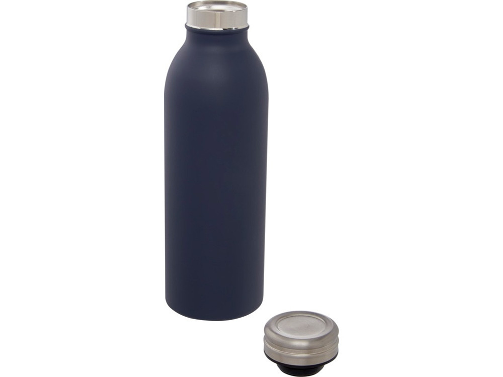 Бутылка Riti объемом 500 мл с медной обшивкой и вакуумной изоляцией , темно-синий - фото 3 - id-p112104530