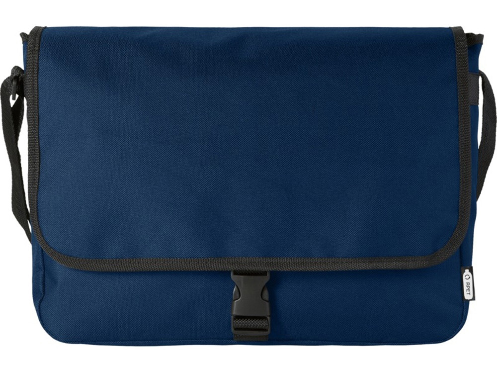 Omaha, сумка через плечо из переработанного PET-пластика, темно-синий - фото 2 - id-p112103203