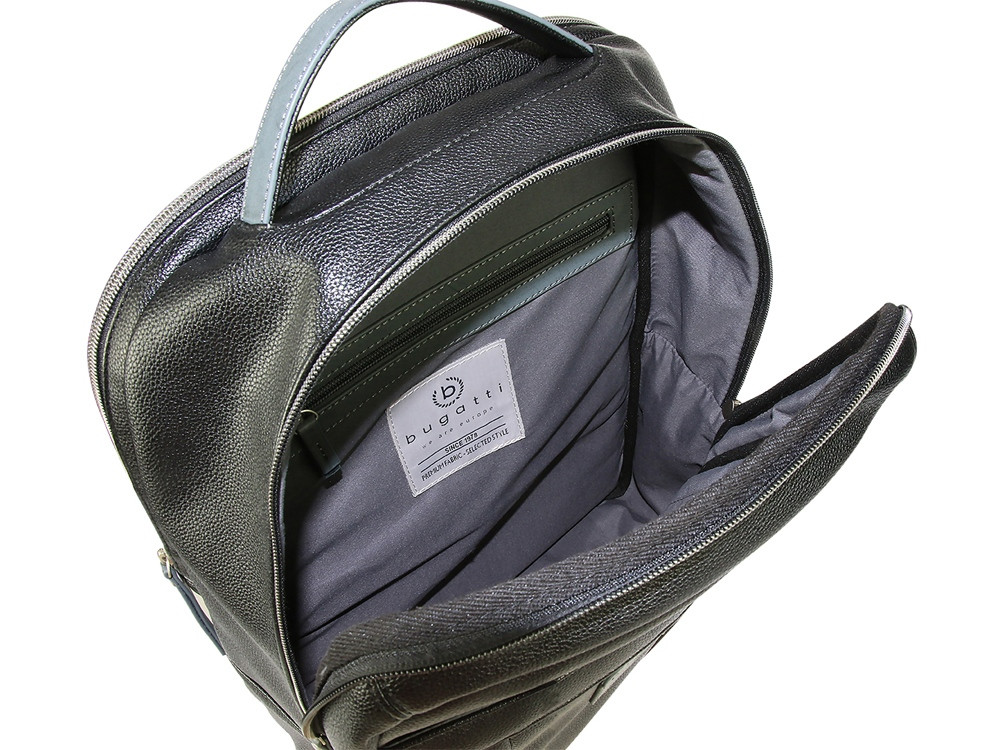 Рюкзак BUGATTI Moto D 15'', чёрный, полиуретан, 32х13х43 см, 16 л - фото 3 - id-p112103934