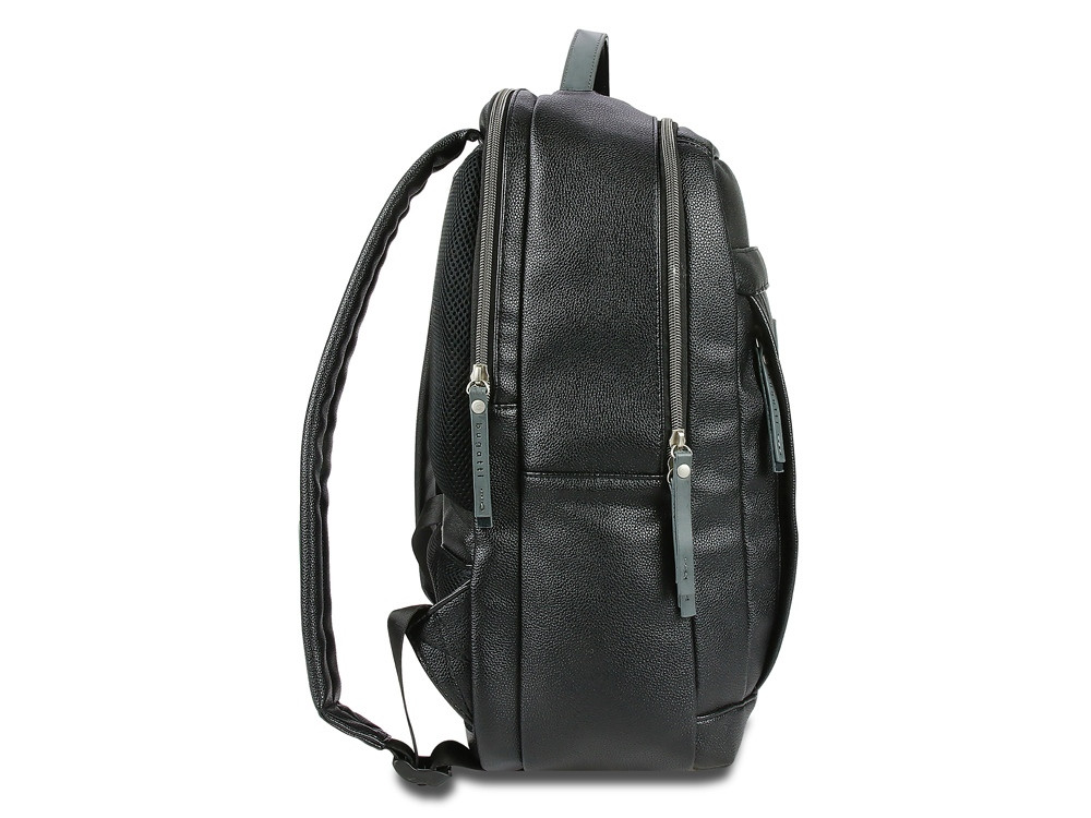 Рюкзак BUGATTI Moto D 15'', чёрный, полиуретан, 32х13х43 см, 16 л - фото 4 - id-p112103934