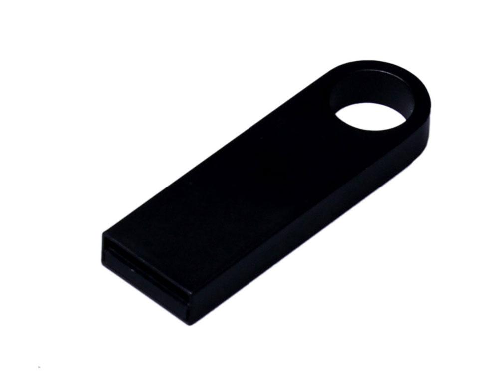 USB 2.0-флешка на 128 Гб с мини чипом и круглым отверстием, черный - фото 2 - id-p112103466