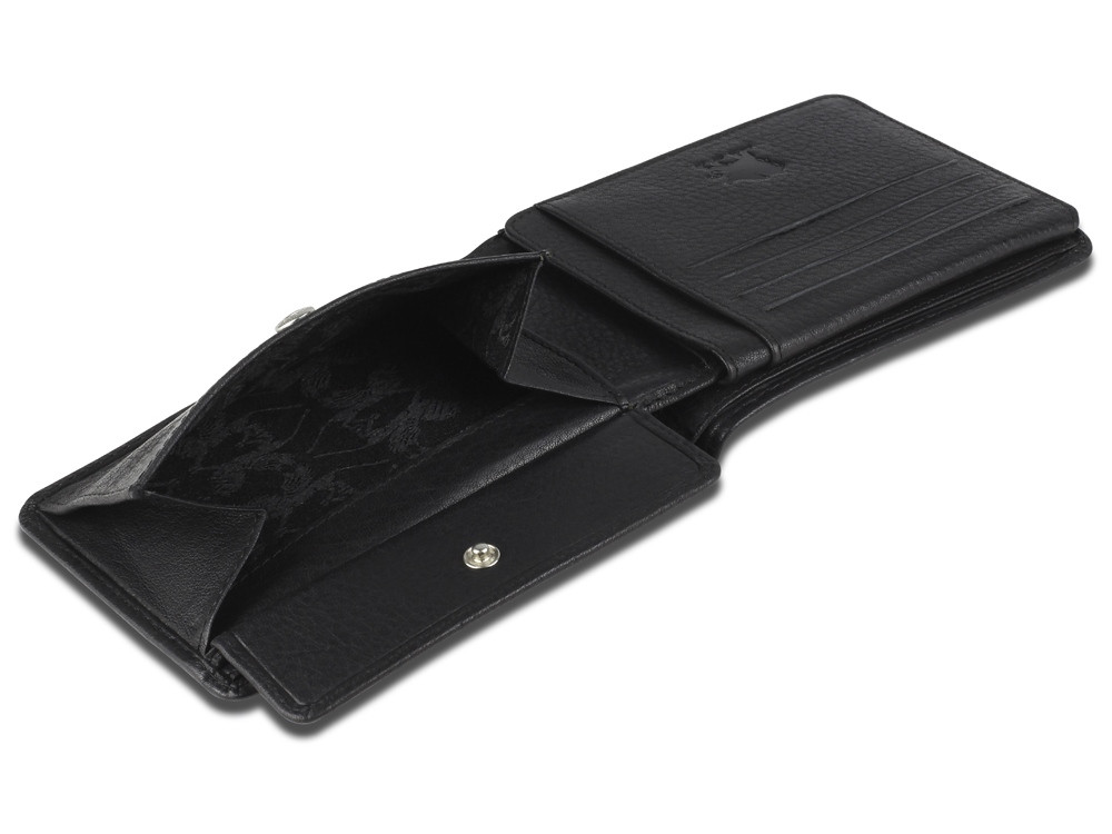 Бумажник Mano Don Montez, натуральная кожа в черном цвете, 12,8 х 9 см - фото 6 - id-p112103257