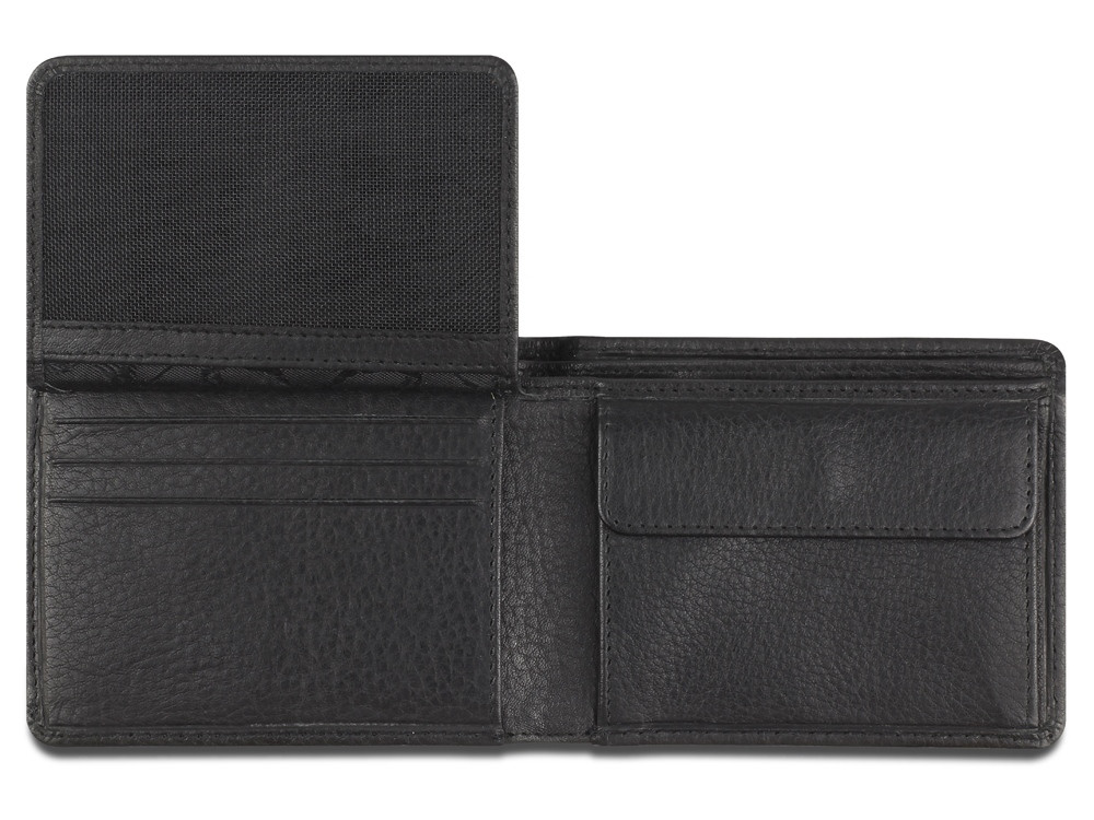 Бумажник Mano Don Montez, натуральная кожа в черном цвете, 11 х 8,4 см - фото 5 - id-p112103261