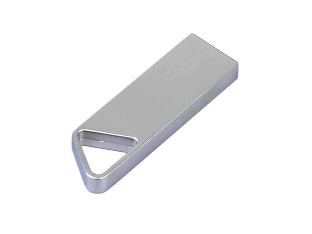 USB 2.0-флешка на 4 Гб с мини чипом, компактный дизайн, отверстие треугольной формы для цепочки - фото 3 - id-p112103483