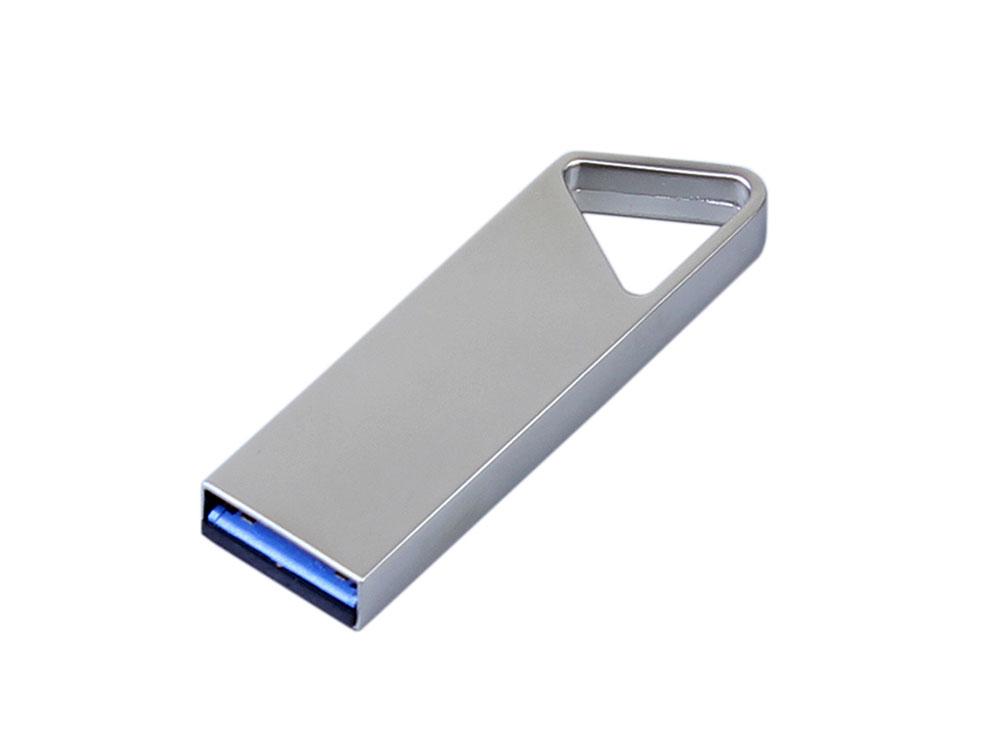 USB 2.0-флешка на 8 Гб с мини чипом, компактный дизайн, отверстие треугольной формы для цепочки - фото 2 - id-p112103484