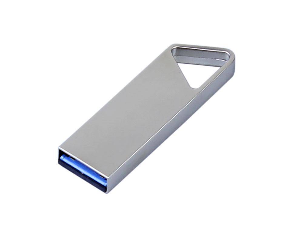 USB 2.0-флешка на 16 Гб с мини чипом, компактный дизайн, отверстие треугольной формы для цепочки - фото 2 - id-p112103485