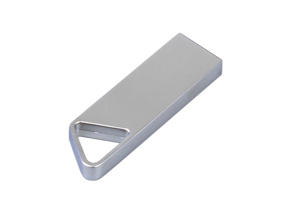 USB 2.0-флешка на 16 Гб с мини чипом, компактный дизайн, отверстие треугольной формы для цепочки - фото 3 - id-p112103485