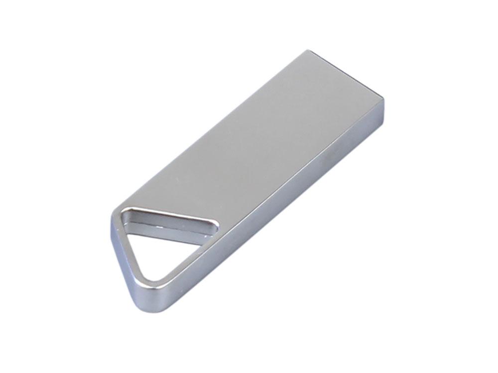USB 2.0-флешка на 64 Гб с мини чипом, компактный дизайн, отверстие треугольной формы для цепочки - фото 3 - id-p112103487