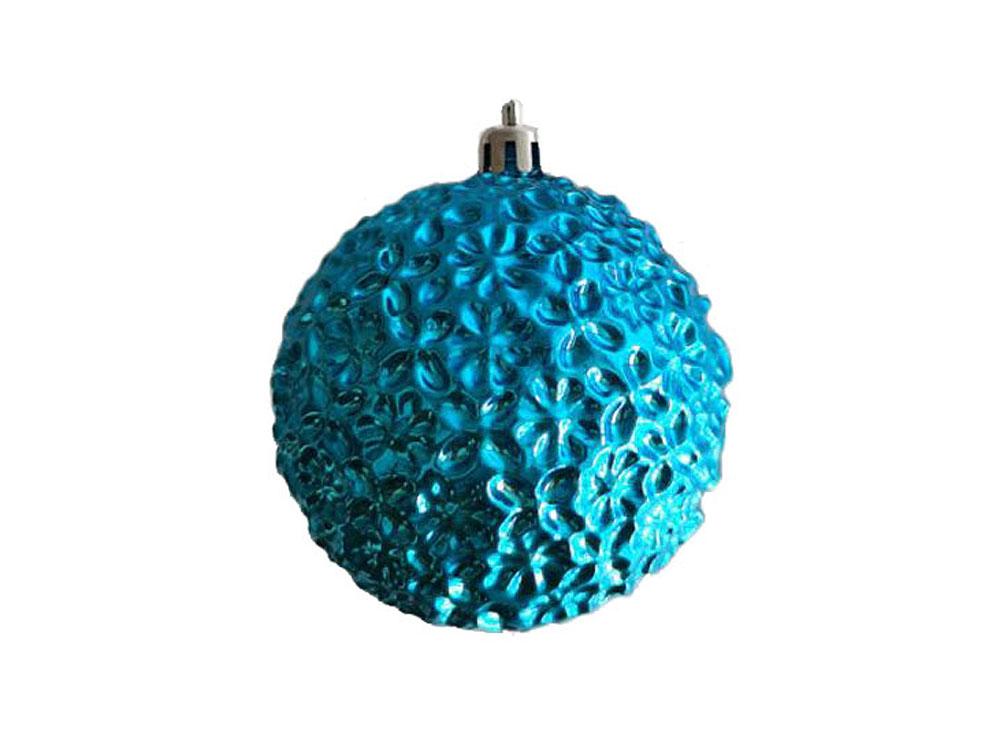 Новогоднее подвесное украшение из полистирола / 8x8x8см, синий - фото 1 - id-p112103050