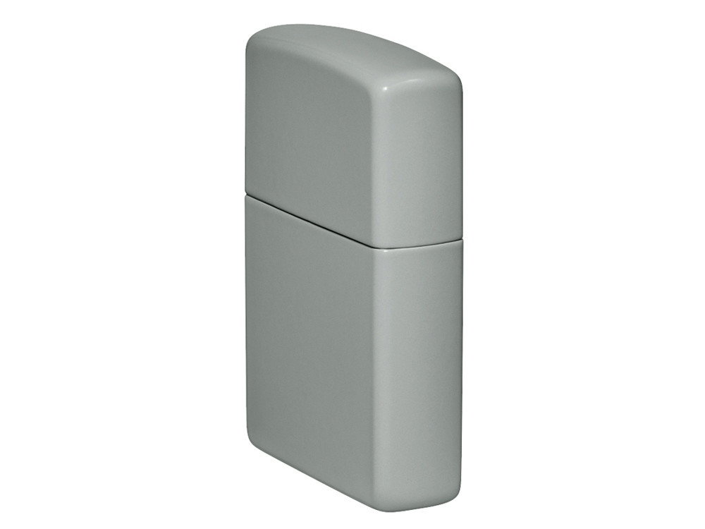 Зажигалка ZIPPO Classic с покрытием Flat Grey, латунь/сталь, серая, глянцевая, 38x13x57 мм - фото 5 - id-p112104746