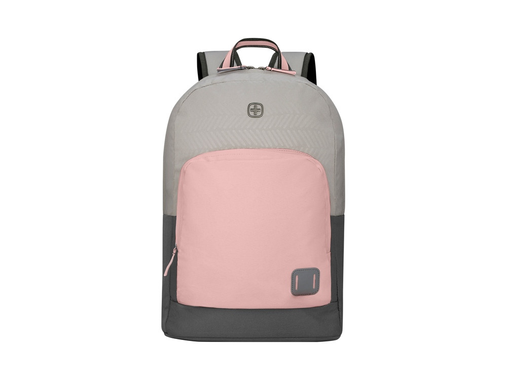 Рюкзак WENGER NEXT Crango 16, серый/розовый, переработанный ПЭТ/Полиэстер, 33х22х46 см, 27 л. - фото 3 - id-p112103791