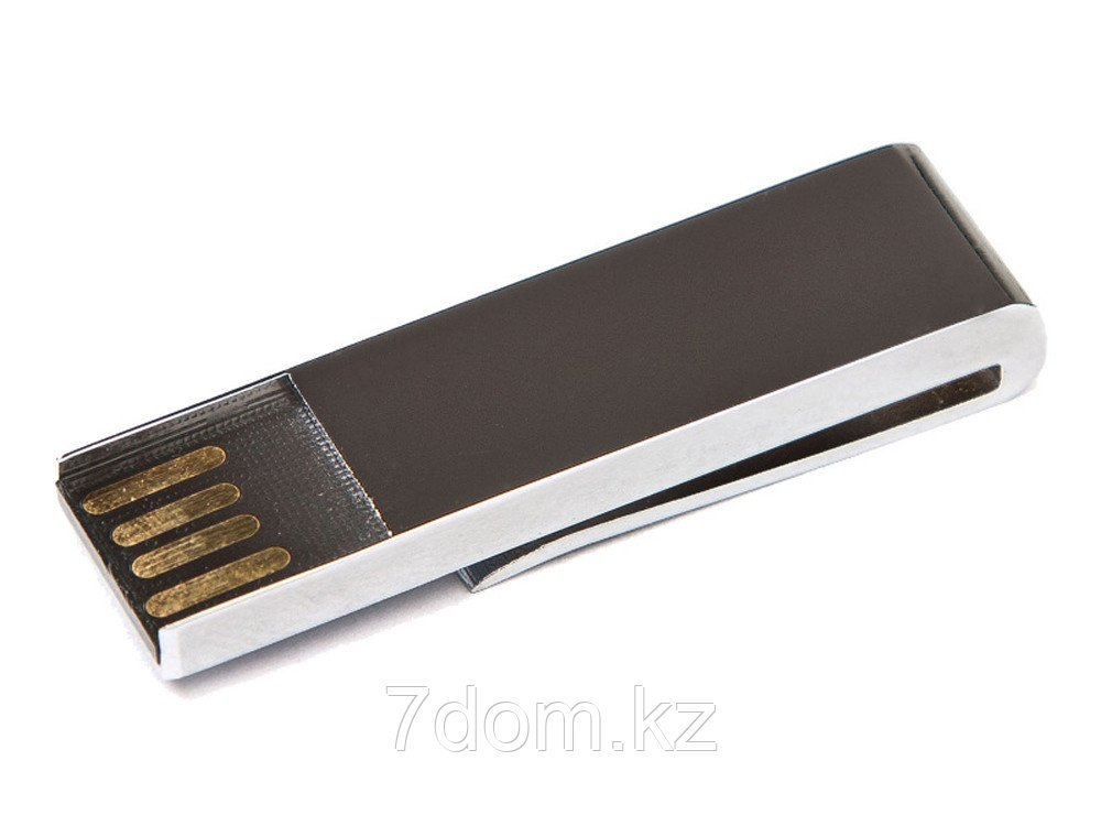 USB-флешка на 16 Гб в виде зажима для купюр, серебро - фото 1 - id-p112102586