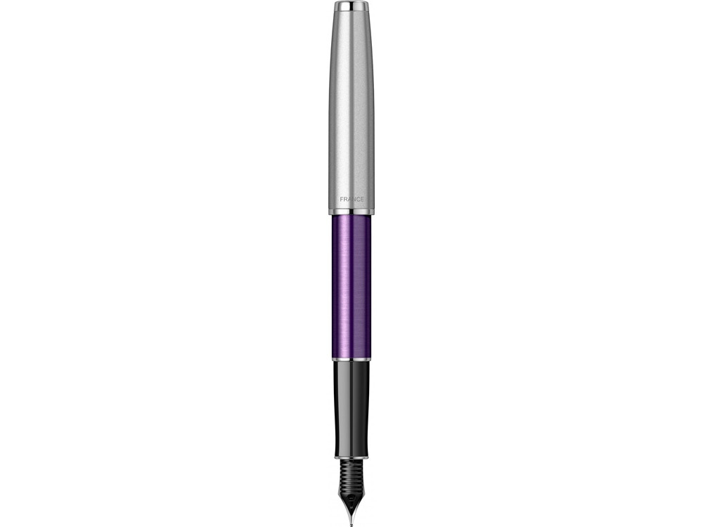 Перьевая ручка Parker Sonnet Essentials Violet SB Steel CT, перо: F, цвет чернил black, в подарочной упаковке. - фото 2 - id-p112104340