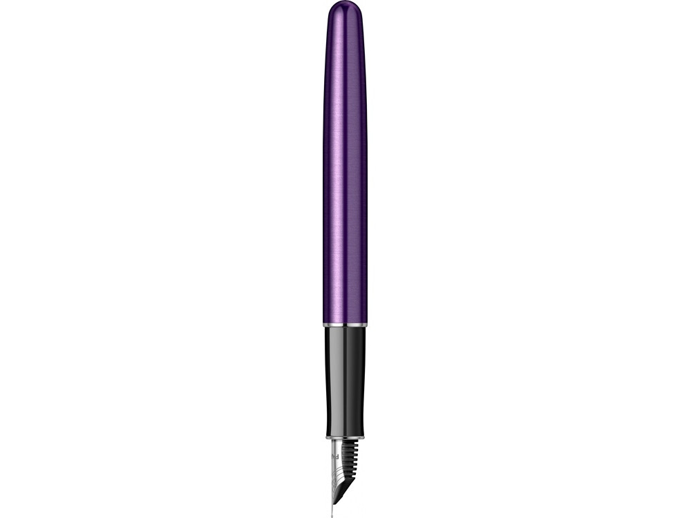 Перьевая ручка Parker Sonnet Essentials Violet SB Steel CT, перо: F, цвет чернил black, в подарочной упаковке. - фото 9 - id-p112104340