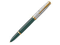 Перьевая ручка Parker 51 Premium Forest Green GT, перо: F чернила: Black,Blue, в подарочной упаковке