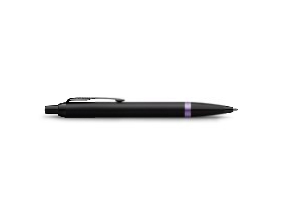 Шариковая ручка Parker IM Vibrant Rings Flame Amethyst Purple, стержень: M blue, в подарочной упаковке. - фото 3 - id-p112104353