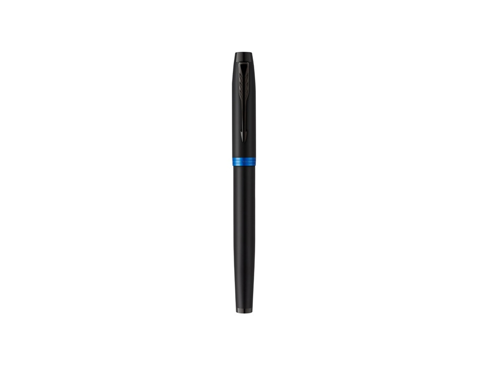 Перьевая ручка Parker IM Vibrant Rings Flame Blue, стержень:F, цвет чернил: blue, в подарочной упаковке. - фото 2 - id-p112104354