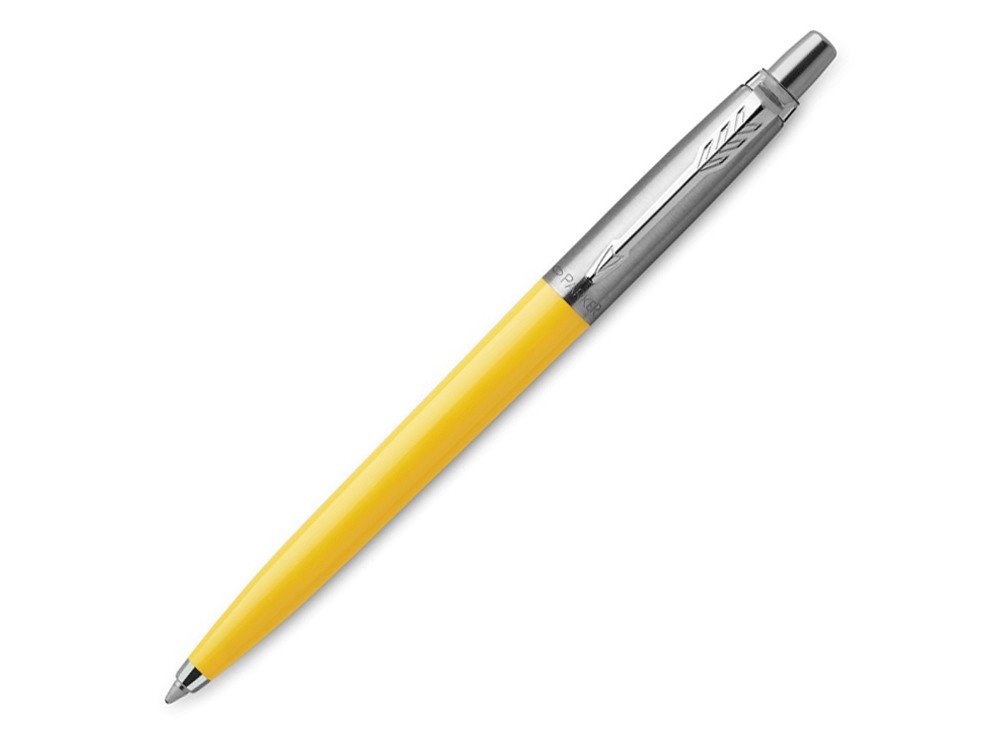 Шариковая ручка Parker Jotter Originals Yellow Chrome CT, стержень: M blue в подарочной упаковке - фото 1 - id-p112104363