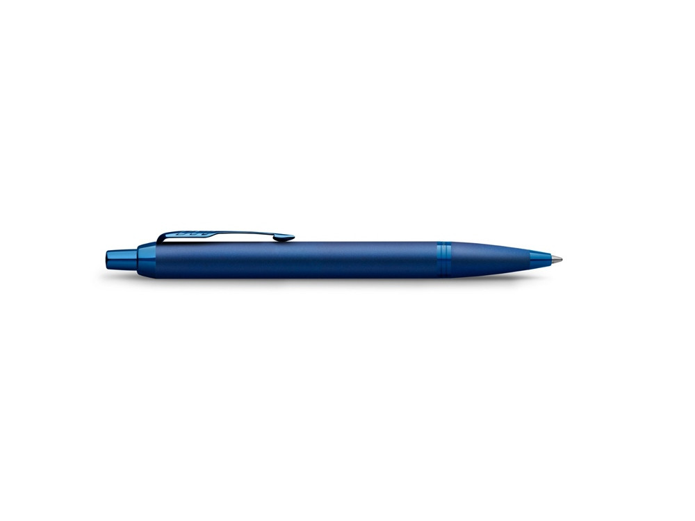 Шариковая ручка Parker IM Monochrome Blue, стержень:M, цвет чернил: blue, в подарочной упаковке. - фото 3 - id-p112104365