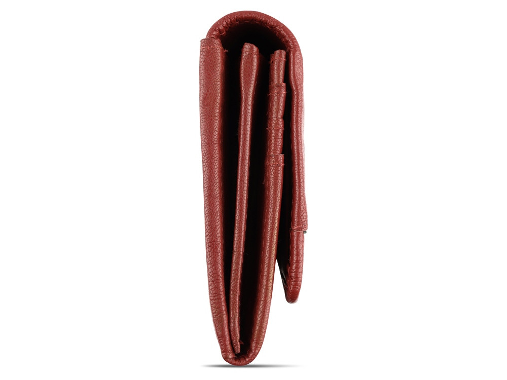 Кошелёк женский BUGATTI Banda, с защитой данных RFID, красный, кожа/полиэстер, 18,5х2,5х9,5 см - фото 5 - id-p112104424