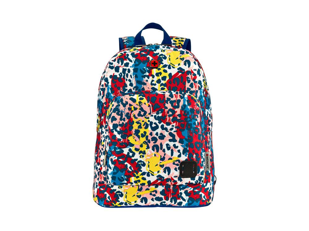 Рюкзак Crango WENGER 16'', цветной с леопардовым принтом, полиэстер, 31x17x46 см, 24 л - фото 3 - id-p112102703