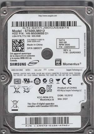 Жесткий диск Samsung 500GB ST500LM012