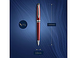 Шариковая ручка Waterman Expert Dark Red Lacquer CT Black, стержень: M, цвет чернил: blue., фото 5