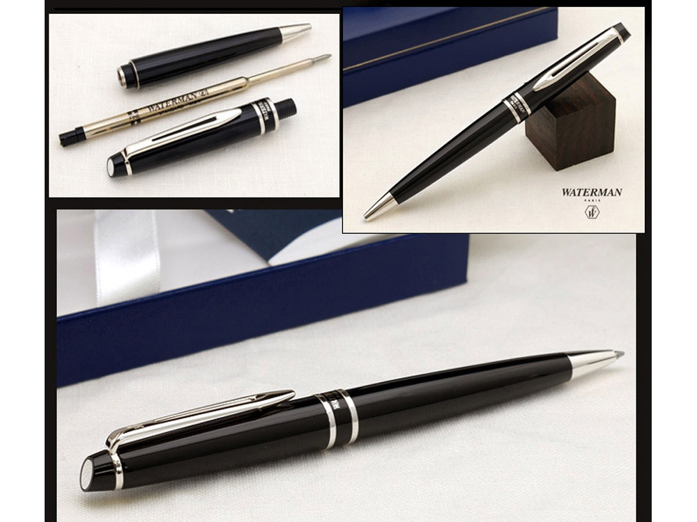 Шариковая ручка Waterman Expert 3, цвет: Black CT, стержень: Mblu - фото 5 - id-p111932335