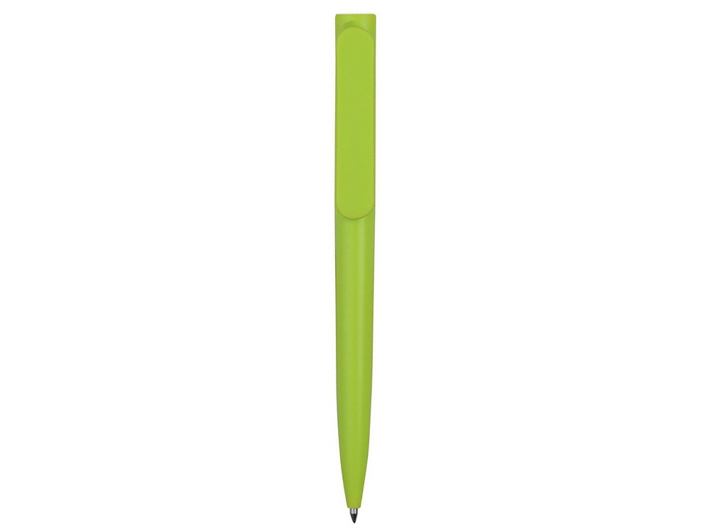 Ручка пластиковая шариковая Umbo, зеленое яблоко/белый - фото 2 - id-p111789456
