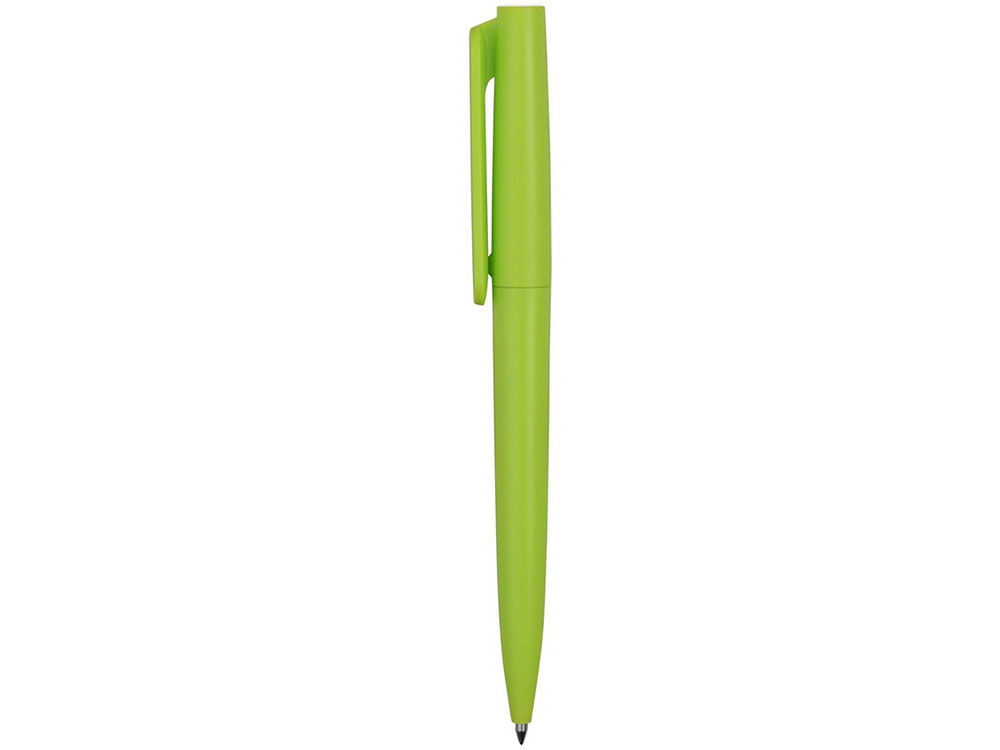 Ручка пластиковая шариковая Umbo, зеленое яблоко/белый - фото 3 - id-p111789456
