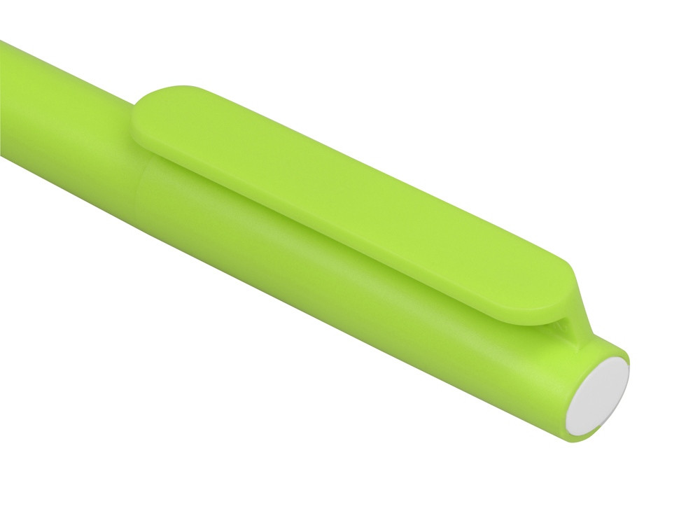 Ручка пластиковая шариковая Umbo, зеленое яблоко/белый - фото 4 - id-p111789456