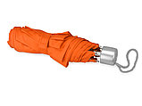 Зонт складной Tempe, механический, 3 сложения, с чехлом, оранжевый, фото 4