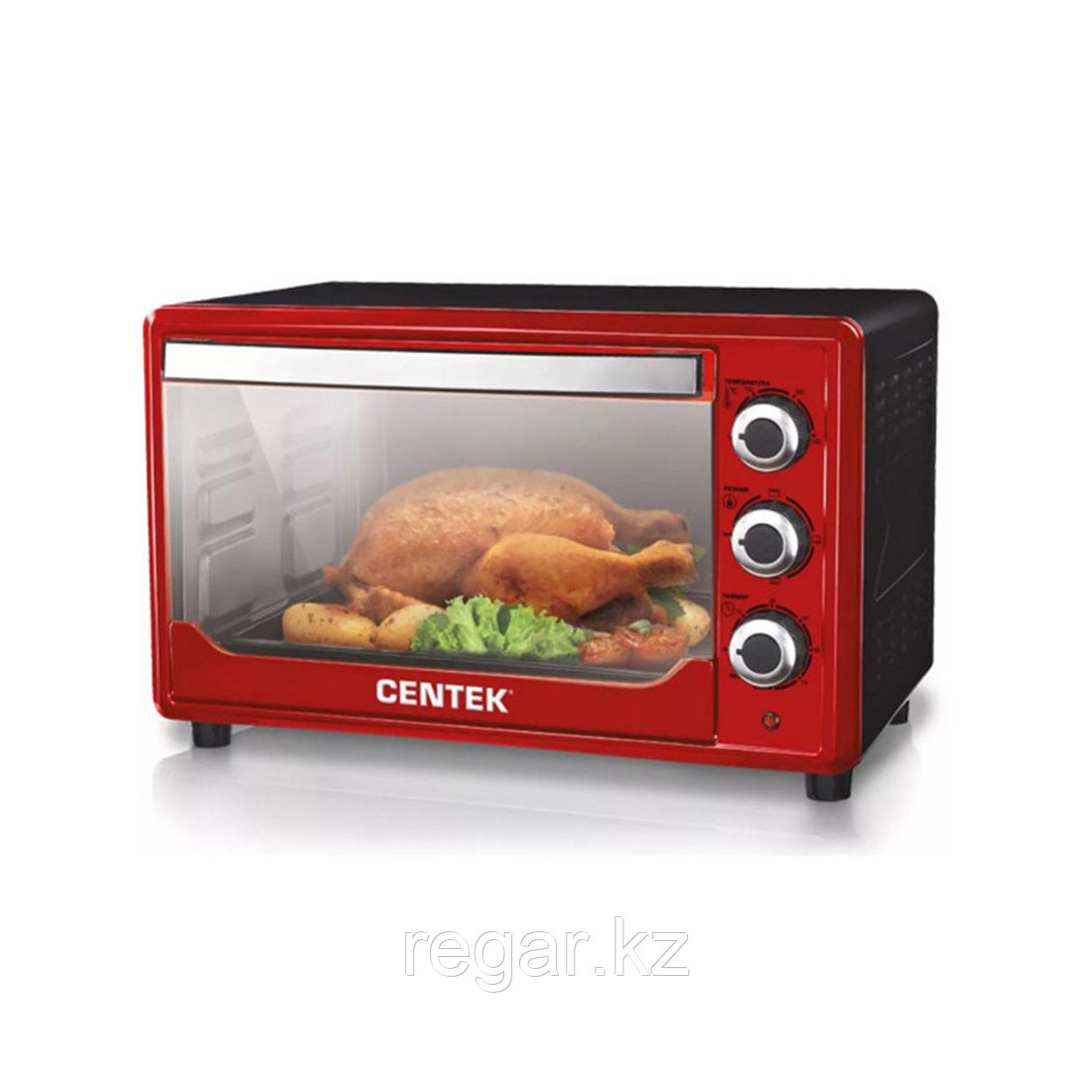 Электрическая печь Centek CT-1530-36 Красный - фото 1 - id-p112106680