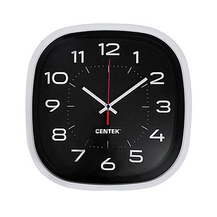 Часы настенные Centek СТ-7106  (черный)