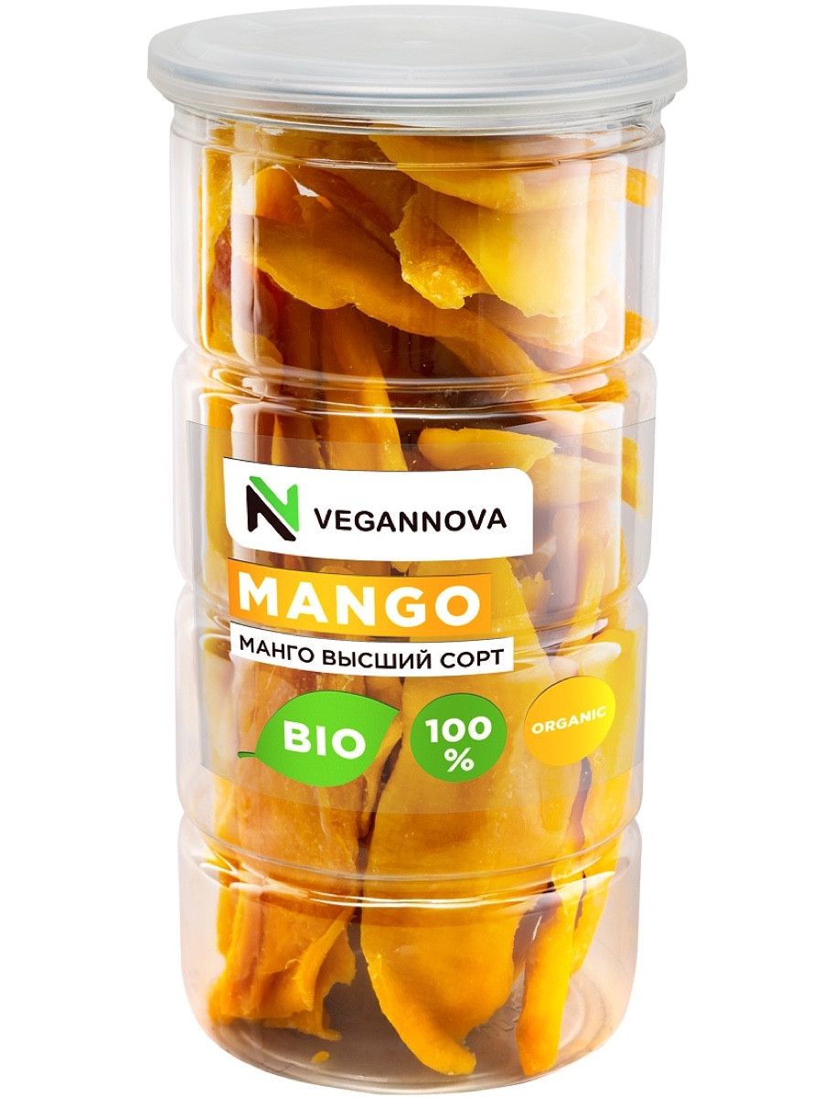 VEGANNOVA  Манго сушоное 250гр.