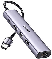 UGREEN 20932 Адаптер мультифункциональный CM475 USB-C Multifunction Gigabit Ethernet Adapter with PD
