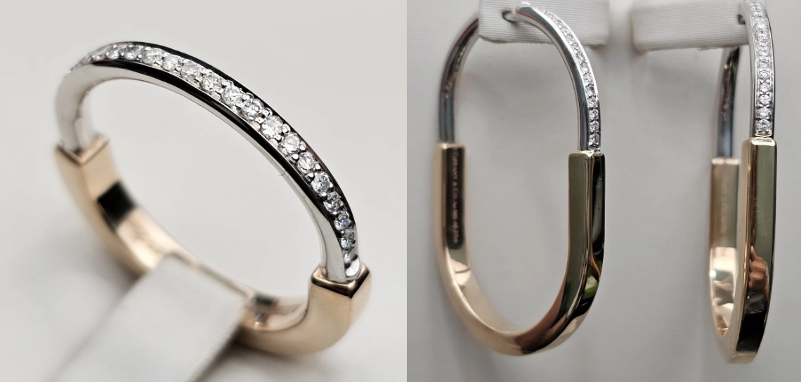 Золотой набор с бриллиантами (кольцо  0.22Сt VS1/G, 17 размер, серьги 0,37Ct VS1/G, VG-Cut, )