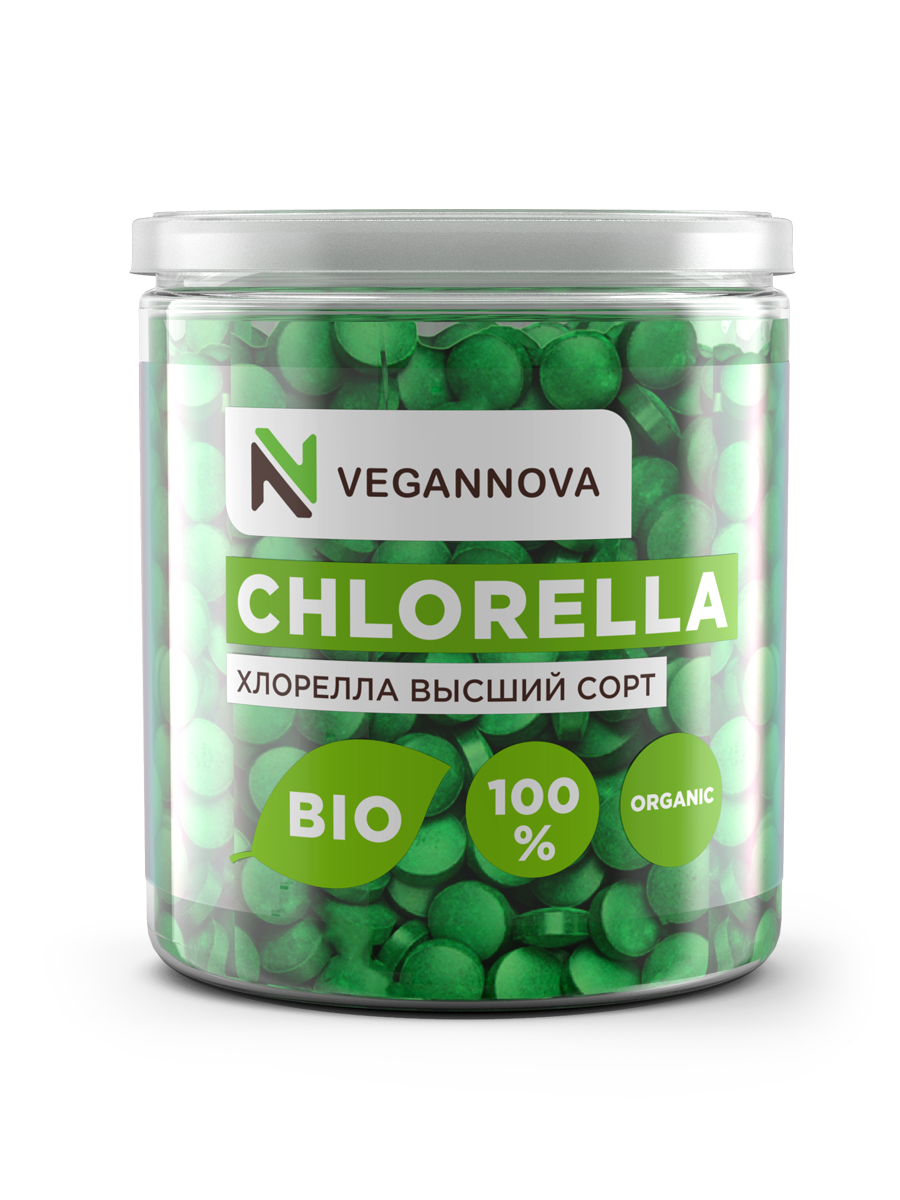 VEGANNOVA   Хлорелла органическая 100гр.