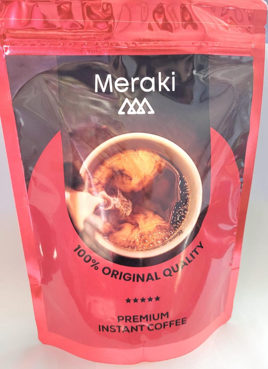 Кофе Meraki Premium Instant Coffee 200 гр Индия - фото 1 - id-p112109266
