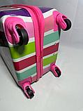 Детский чемодан для девочек, 5-8 лет. Высота 45 см, ширина 31 см, глубина 21 см., фото 6