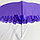 Зонтик для декора маленький 42 см фиолетовый, фото 3