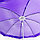Зонтик для декора маленький 42 см фиолетовый, фото 4