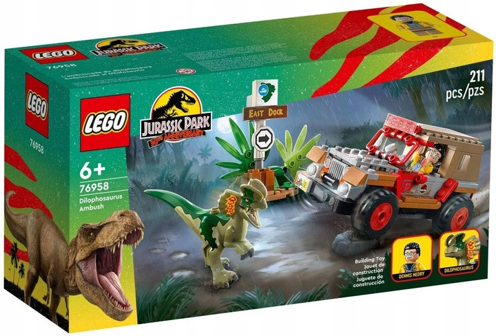 Lego Jurassic World Засада Дилофозавра - фото 1 - id-p112109388